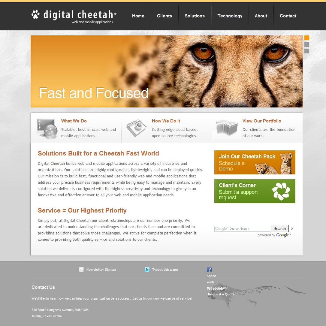 Wow! Digital Cheetah has a New Website | Code Trials
